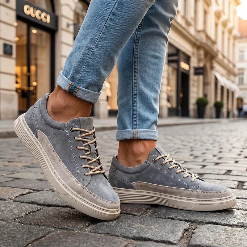 Enzo Premium Suede Comfort Sneakers