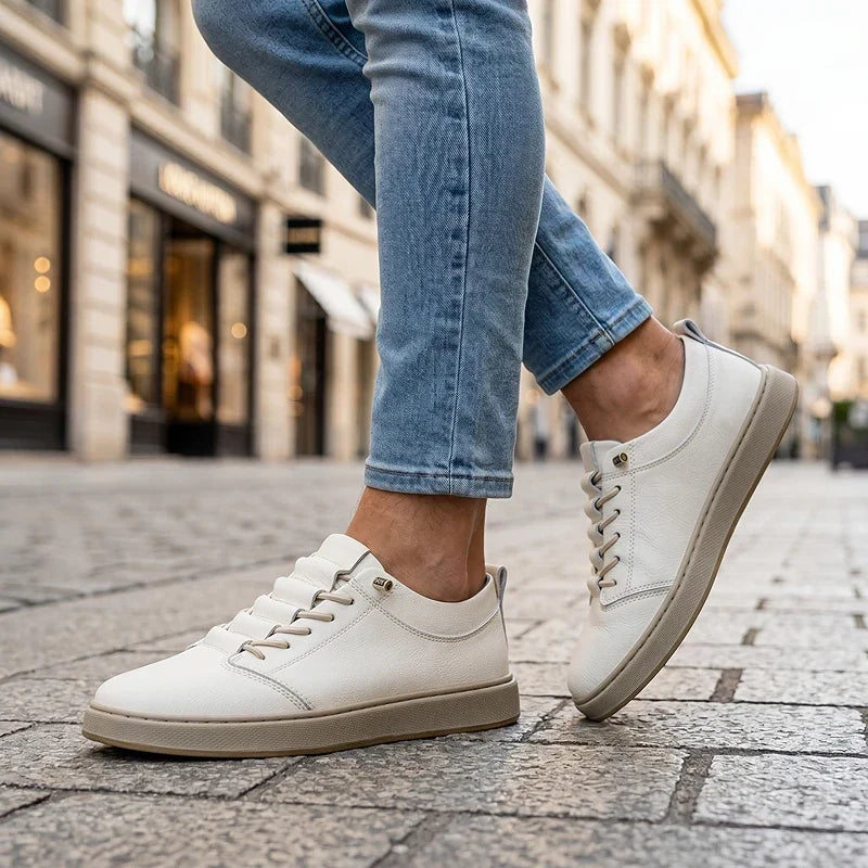Leonardo Tailored Leather Sneakers