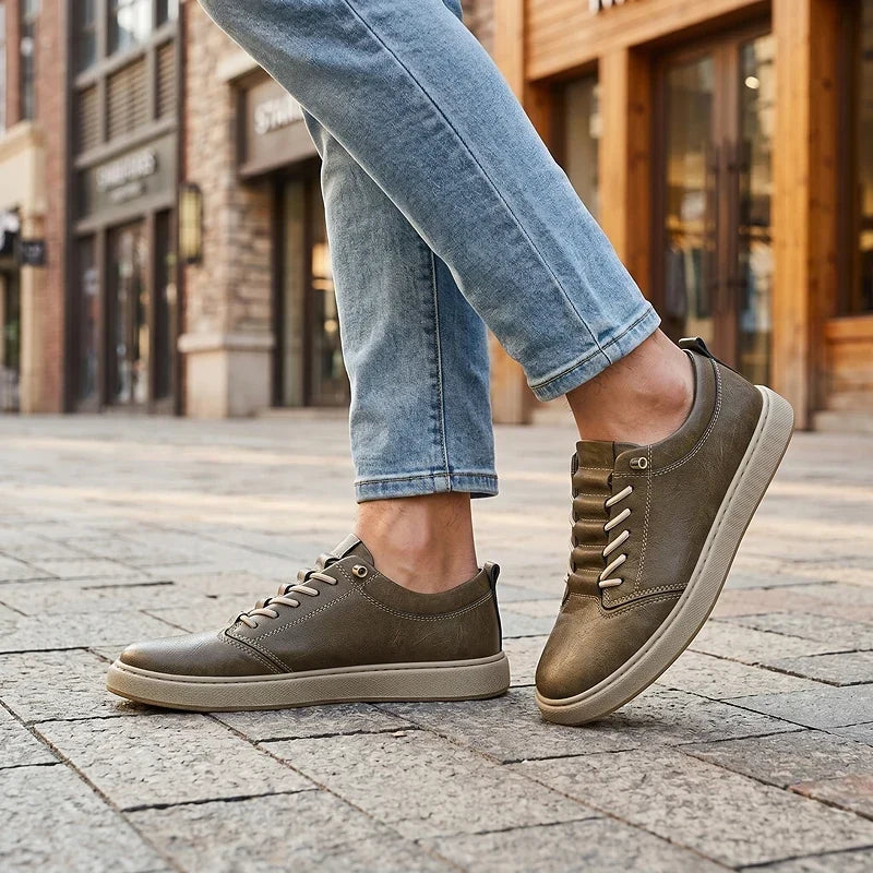 Leonardo Tailored Leather Sneakers