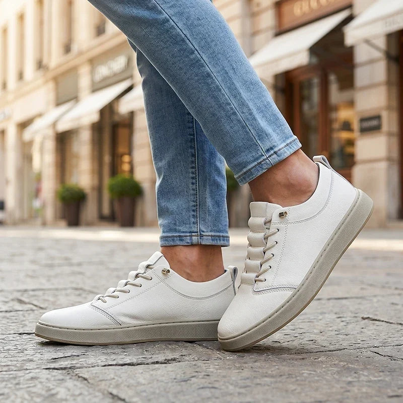 Leonardo Tailored Leather Sneakers