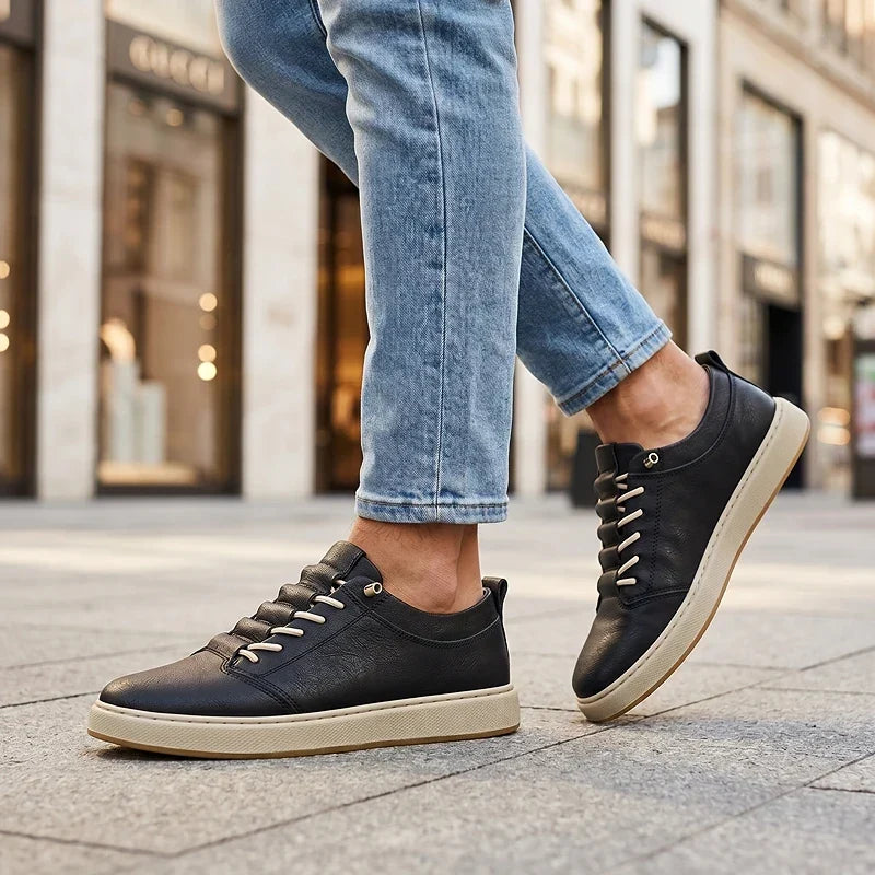 Leonardo Tailored Leather Sneakers