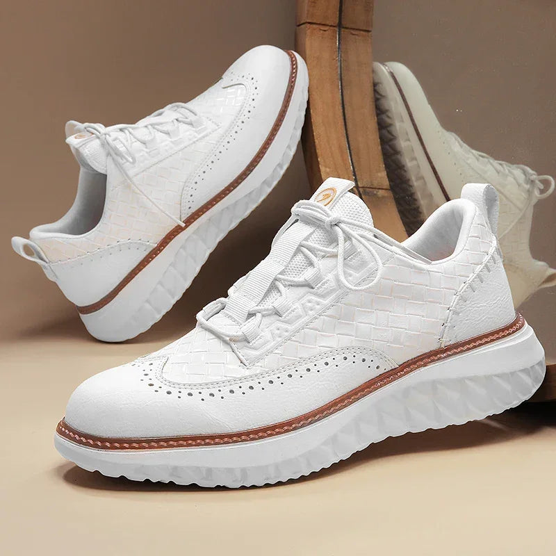 Ascari Racing-Inspired Leather Sneakers